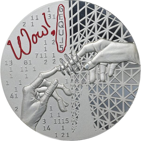 Pièce de monnaie en Argent 2 Dollars g 62.2 (2 oz) Millésime 2026 WOW (PRÉCOMMANDE)