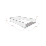 Ensemble Chambre sezane commode + plan à langer + étagère murale clay