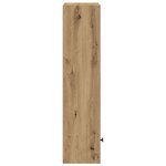 vidaXL Bibliothèque chêne artisanal 31x24x102 cm bois d'ingénierie