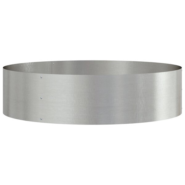 vidaXL Pot en inox Inox Grand Pot métallique Rond Moderne Grand pot