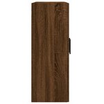 vidaXL Armoires murales 2 Pièces chêne marron bois d'ingénierie