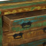 vidaXL Buffet avec 3 tiroirs 80x30x65 cm Bois massif récupéré