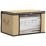 vidaXL Boîte de rangement avec fenêtre latérale transparente 6 Pièces