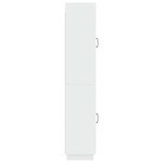vidaXL Ensemble de Meubles 2 Pièces Blanc brillant Bois d'ingénierie