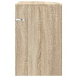 vidaXL Table d'appoint Chêne Sonoma 39 7 x 39 7 x 60 cm