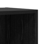 vidaXL Meuble TV 2 Pièces Noir 37 x 35 x 37 cm Bois d'ingénierie