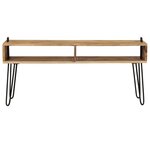 vidaXL Meuble TV Bois de manguier massif 110 x 35 x 45 cm