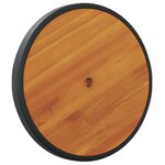 vidaXL Roues de remplacement 2 Pièces Marron Bois d'acacia massif