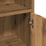 vidaXL Armoire de bain chêne artisanal 30x30x95 cm bois d'ingénierie