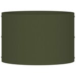 vidaXL Pots de jardin 5 Pièces Vert olive 30 x 30 x 20 cm Acier