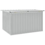 vidaXL Boîte de rangement de jardin Gris 149x99x93 cm