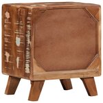 vidaXL Table de chevet 2 Pièces 40x32x46 cm bois massif de récupération