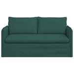vidaXL Canapé Vert foncé 156 x 82 x 85 cm tissu