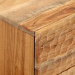 vidaXL Table de chevet 40x33x46 cm Bois d'acacia massif