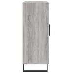 vidaXL Buffet sonoma gris 69 5x34x90 cm bois d'ingénierie
