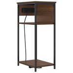 vidaXL Cabinet de chevet Chêne marron 41 x 28 x 76 cm