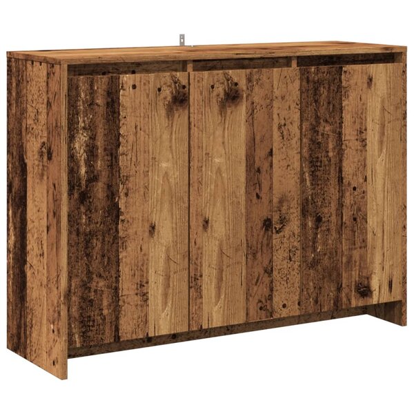vidaXL Buffet vieux bois 102x33x75 cm bois d'ingénierie