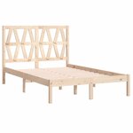 vidaXL Cadre de lit sans matelas bois massif 120x200 cm