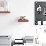 vidaXL Étagère Murale Rouge 23 x 23 5 x 4 cm Bois d'ingénierie