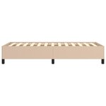 vidaXL Cadre de lit sans matelas cappuccino 80x200 cm similicuir