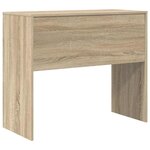 vidaXL Bureau Chêne sonoma 90 x 40 x 76 cm Bois d'ingénierie