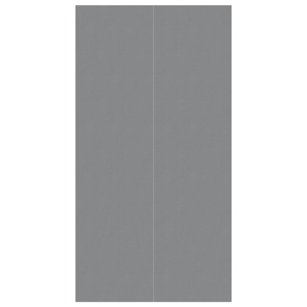 vidaXL Bâche de piscine gris clair 420x220 cm géotextile polyester