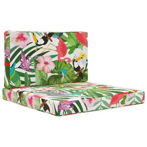 vidaXL Coussin de canapé d'extérieur 2 Pièces coloré Polyester