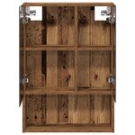 vidaXL Armoire Miroir de Salle de Bain Bois ancien 50 x 14 5 x 70 cm