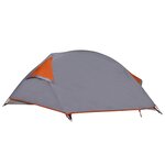 vidaXL Tente de camping à dôme 1 personne orange imperméable