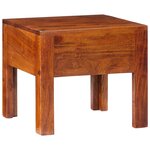 vidaXL Tables de chevet 2 Pièces 40x40x36 cm bois d'acacia massif