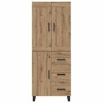 vidaXL Haut Armoire avec tiroir Chêne artisanal 69 5 x 34 x 180 cm