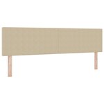 vidaXL Tête de lit LED Vert gris 180 cm Tissu en velours côtelé