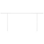 vidaXL Auvent automatique rétractable et poteaux 6x3m Orange et marron