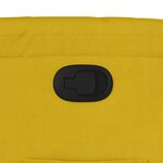 vidaXL Fauteuil inclinable jaune velours