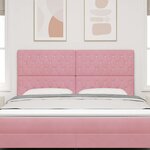 vidaXL Tête de lit Rose 180 cm Velours