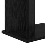 vidaXL Table d'appoint Chêne noir 35 x 25 x 50 cm Bois d'ingénierie