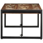 vidaXL Table basse multicolore 100x50x35cm bois de récupération massif