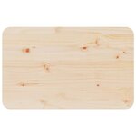 vidaXL Table basse Naturel 80 x 50 x 31 cm Bois massif en pin