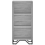 vidaXL Bibliothèque sonoma gris 50x31x106 cm bois d'ingénierie