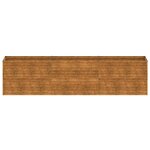 vidaXL Lit surélevé de jardin 291x50x69 cm acier corten