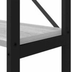 vidaXL Étagère Sonoma gris 40 x 30 x 155 cm Bois d'ingénierie