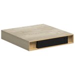vidaXL Étagère flottante murale chêne 23x23 5x3 8 cm MDF