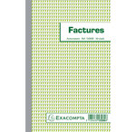 Manifold 'Factures' 210 x 135 mm 50 Feuillets Dupli x 10 EXACOMPTA