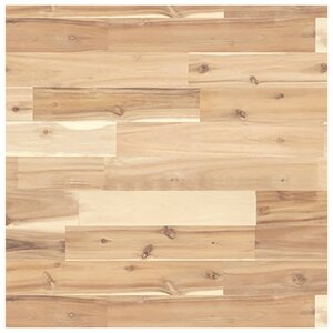 vidaXL Dessus de table carré 50x50x4 cm bois massif d'acacia