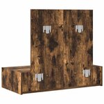 vidaXL Table de Toilette Marron 83 x 40 x 70 cm Bois d'ingénierie