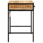 vidaXL Bureau 100x50x75 cm en bois massif de mangue