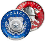 Monnaie FIRST RESPONDERS Set 2 x 1 Oz Argent 5$ Cook Islands 2026 (PRÉCOMMANDE)