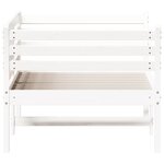 vidaXL Lit de jour sans matelas blanc 75x190 cm bois de pin massif