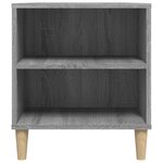 vidaXL Meuble TV Sonoma gris 102x44 5x50 cm Bois d'ingénierie