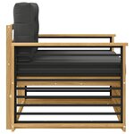 vidaXL Canapé d’extérieur Polyester Blanc